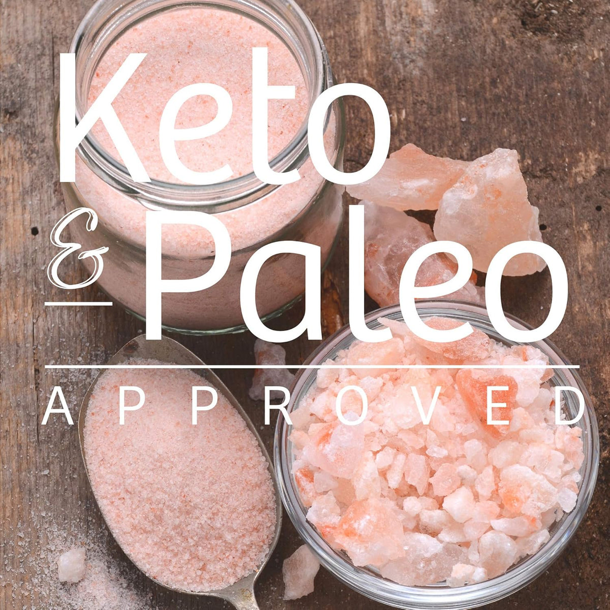 Himalayan Salt - Fine 2 Lb Bag - Pink Himalayan Salt Is Nutrient and Mineral Dense for Health - Gourmet Pure Crystal - Kosher & Natural Certified